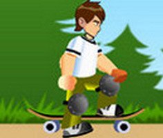 Ben 10 Skateboarding