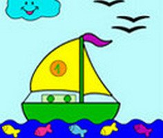 Boat Coloring