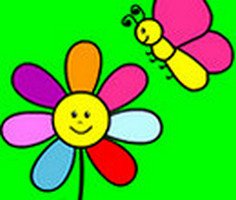 Play Flower and Butterfly Coloring