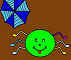 Play Funny Spider Coloring