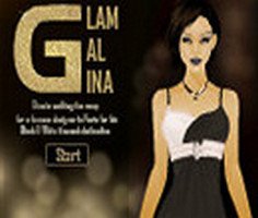 Play Glam Gal Gina   Black and White