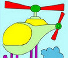 Play Helicopter Coloring