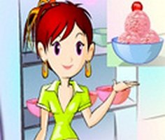 Play Homemade Strawberry Ice Cream