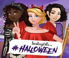 Play Instagirls Halloween Dress Up