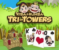 Kiba and Kumba Tri Towers Solitaire