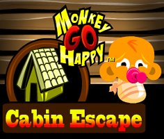 Play Monkey GO Happy: Cabin Escape