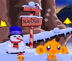 Play Monkey Go Happy North Pole