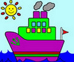 Play Online Ship Coloring