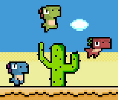 Play Pixel Dino Run