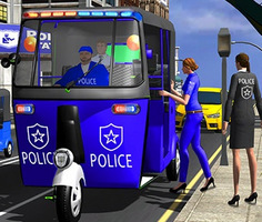 Play Police Auto Rickshaw