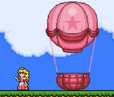 Princess Peach Hot Air Balloon
