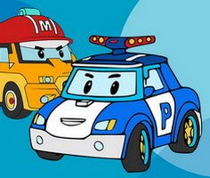 Robocar Coloring Pages