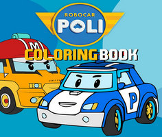 Play Robocar Poli Coloring Book