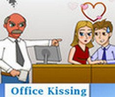 Secret Office Kissing