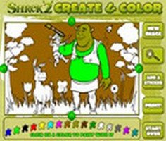 Play Shrek 2 Create and Color