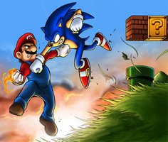 Play Sonic Lost in Mario World