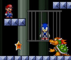 Play Super Mario Save Sonic