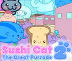 Play Sushi Cat 2: The Great Purrade