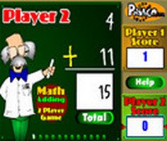 Two Player Math Adding