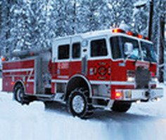 Winter Firefighters Truck 2